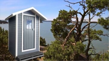 Komposttoilette XL für den Kleingarten – komplett mit Häuschen