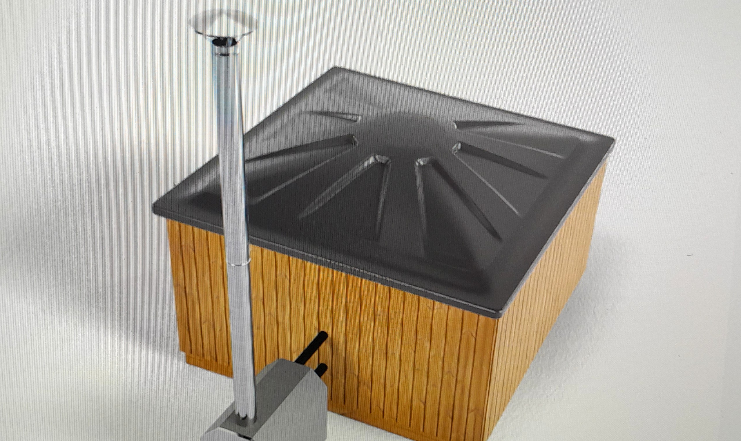 Cube Step In Abdeckung Kunststoff schwarz