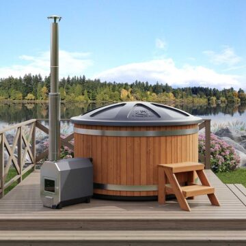 Premium Hot Tub / Premium Badefass (8-10 Personen )