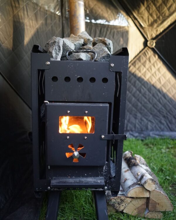 Zeltsauna "CUBE" aus Schweden – Bild 8
