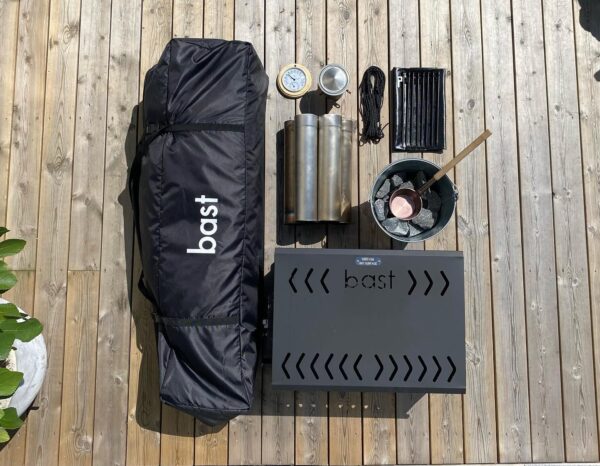 Zeltsauna "CUBE" aus Schweden – Bild 2