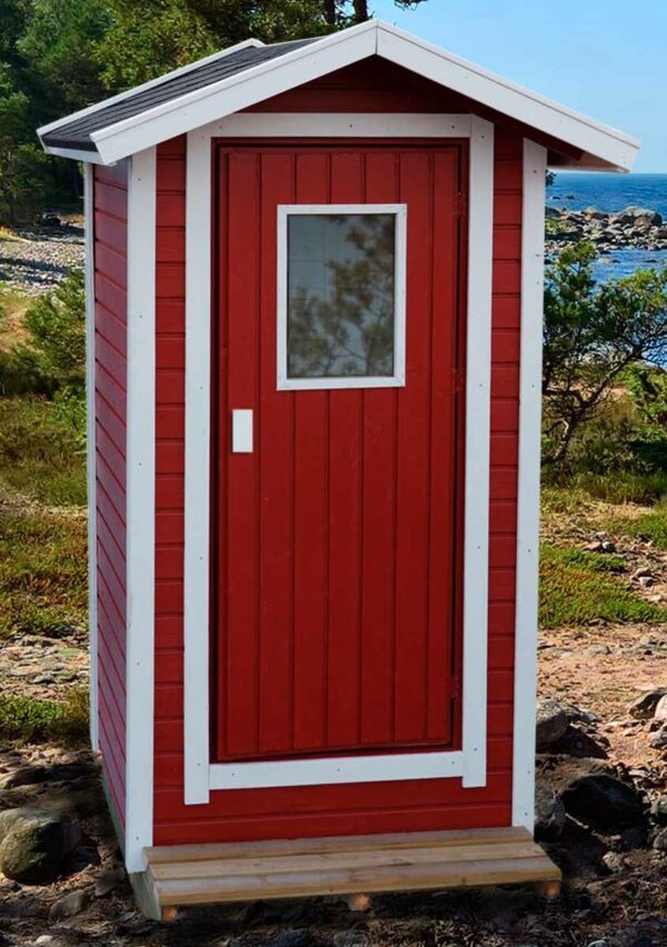 Komposttoilette für den Kleingarten – komplett mit Häuschen – Bild 4