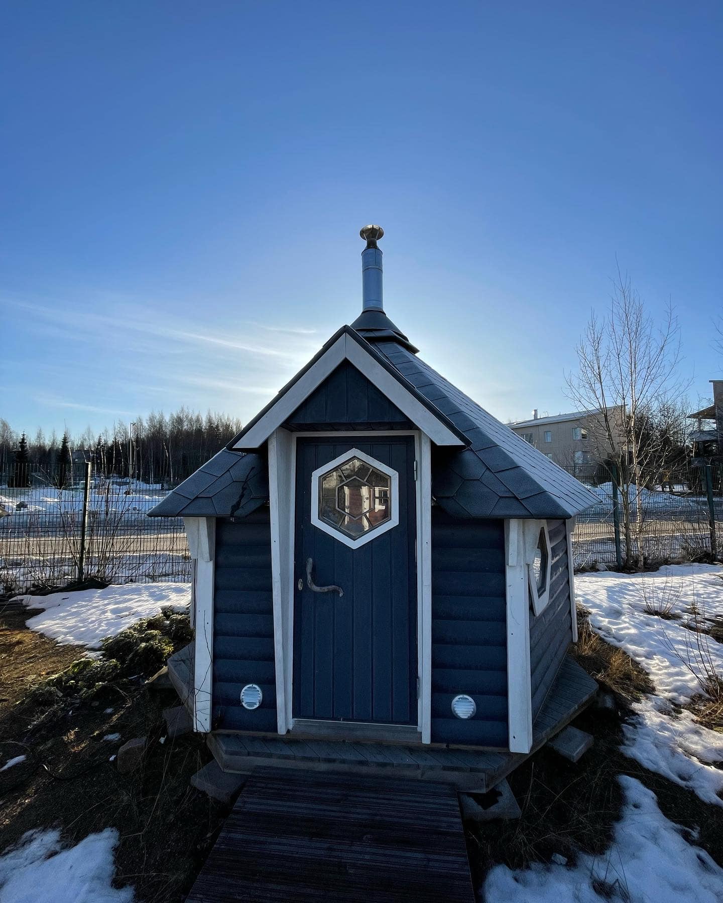 Premium Grillhütte / Grillkota 4,9 m² aus Holz inkl. Transport – Bild 5