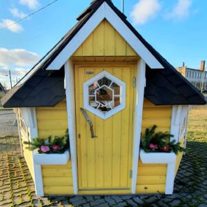 Premium Grillhütte / Grillkota 4,9 m² aus Holz inkl. Transport