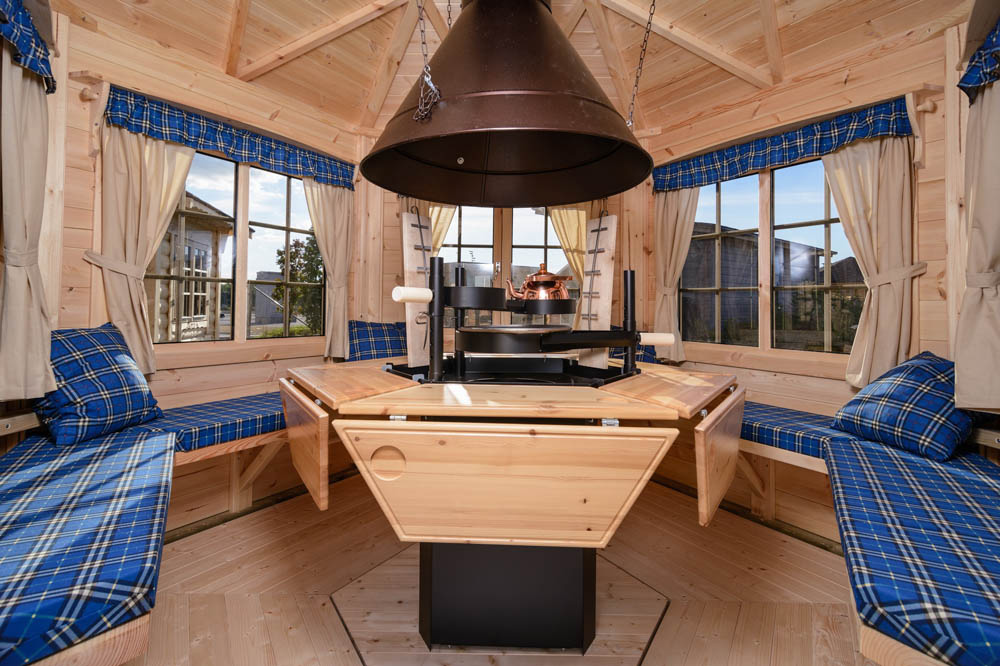 Gartenhaus Victoria 9m² hexagonal – Bild 4