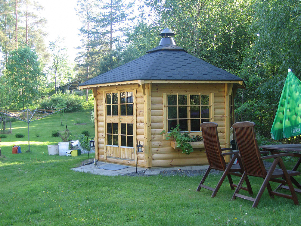 Gartenhaus Victoria 9m² hexagonal – Bild 2