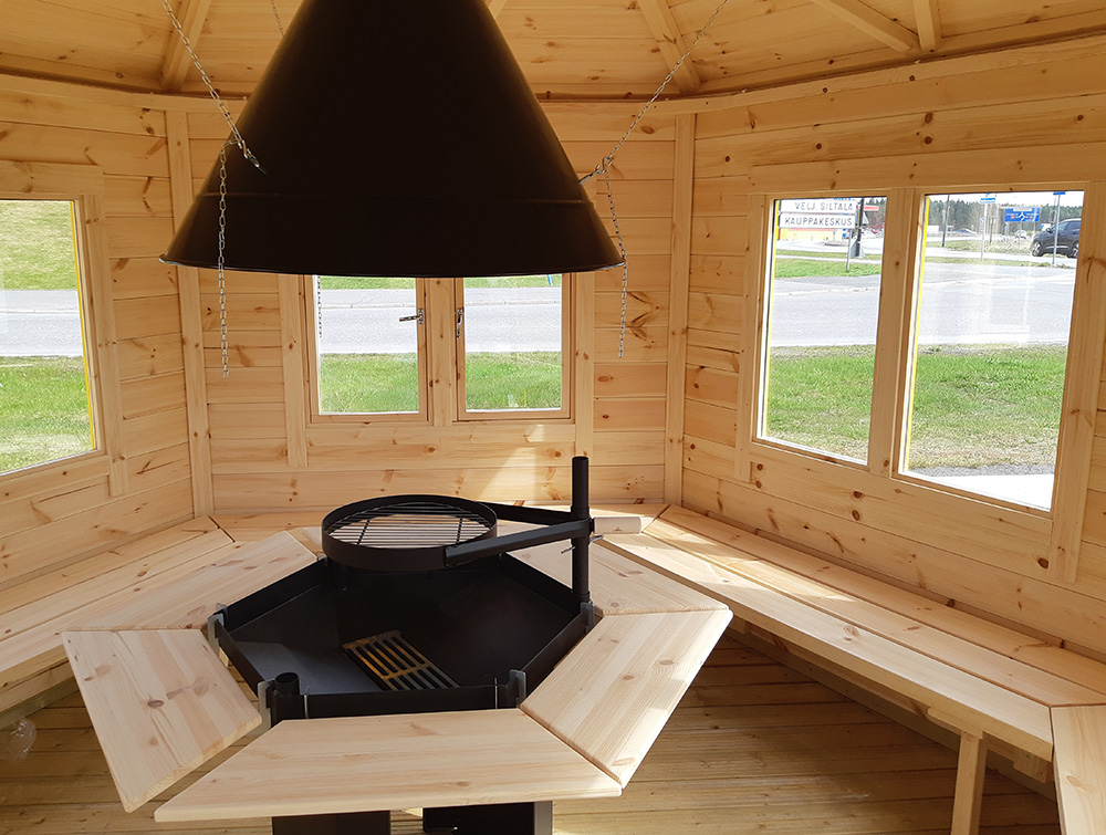 Ausstattungspaket B : Paket A + Grill und Rauchabzug (+1060€)