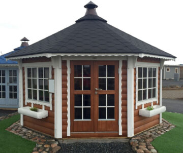 Gartenhaus Victoria 17 m² hexagonal