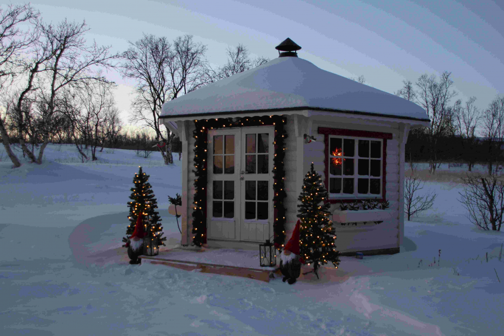 Gartenhaus Victoria 9m² hexagonal – Bild 10