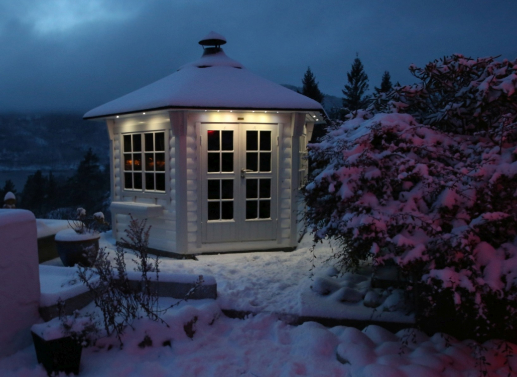 Gartenhaus Victoria 9m² hexagonal – Bild 8