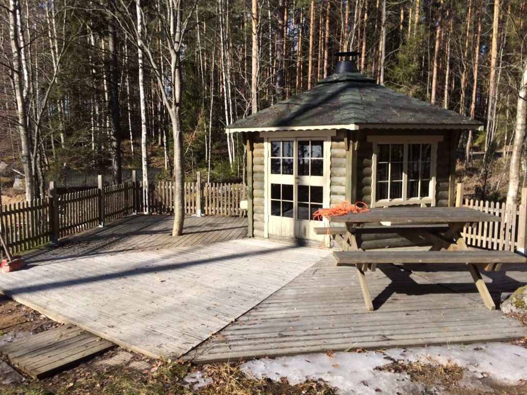 Gartenhaus Victoria 9m² hexagonal – Bild 6