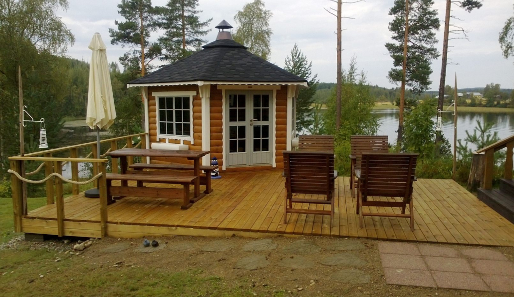 Gartenhaus Victoria 9m² hexagonal – Bild 12