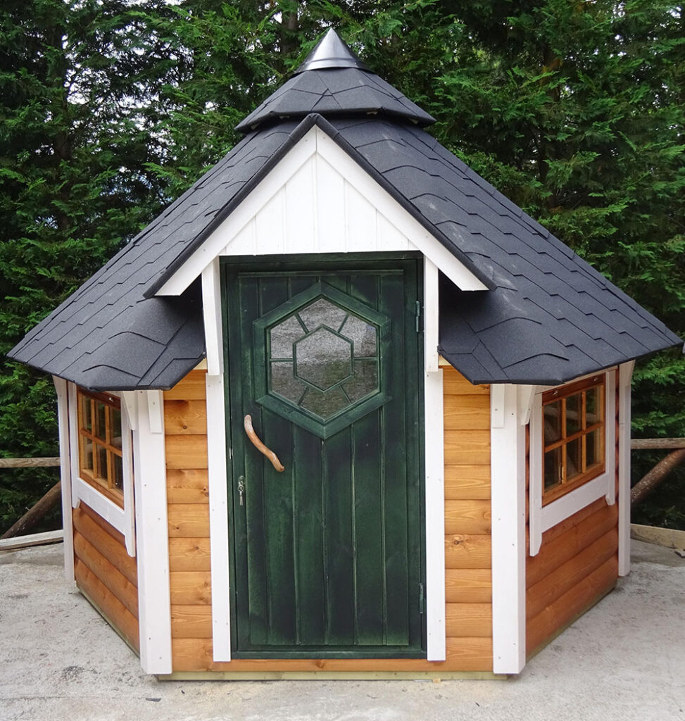 Premium Grillhütte / Grillkota 4,9 m² aus Holz inkl. Transport – Bild 7