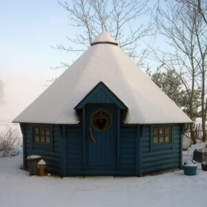 Premium Grillhütte / Grillkota 14,9 m² aus Holz