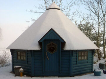 Premium Grillhütte / Grillkota 14,9 m² aus Holz