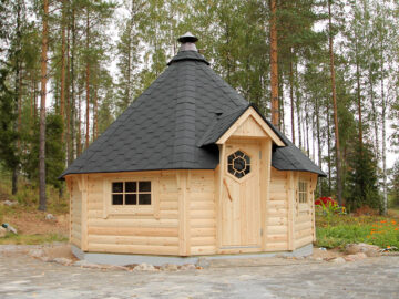 Kombi-Zweiraum-Saunakota "Björn" 17m²