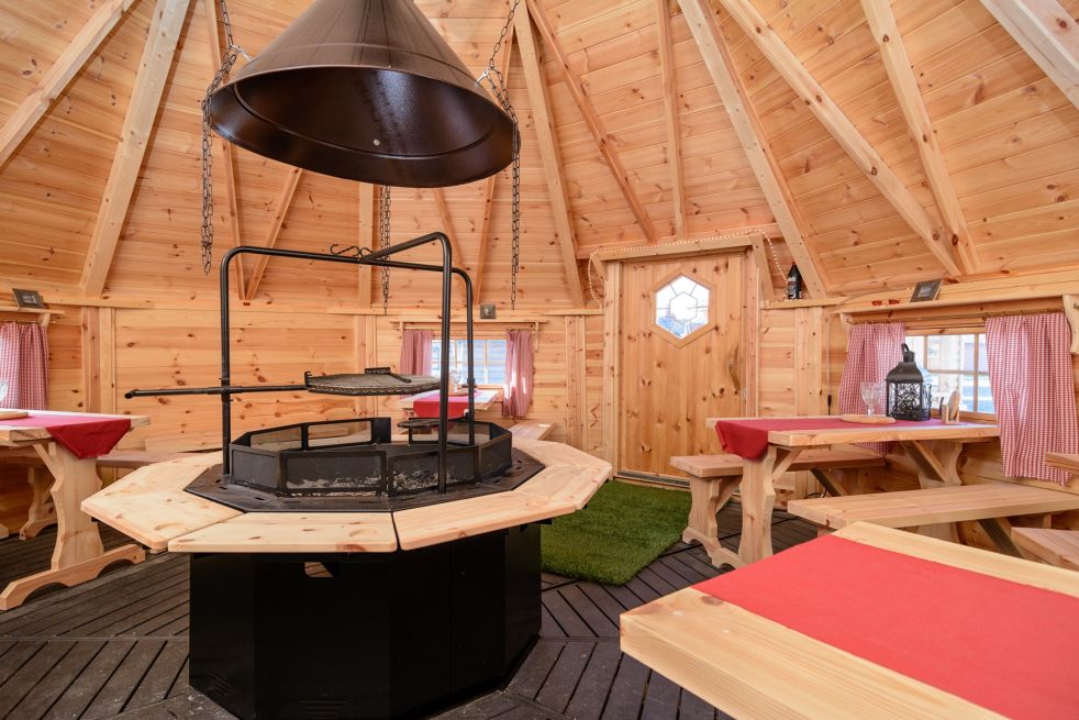 Premium Grillhütte / Grillkota 25 m² aus Holz – Bild 5