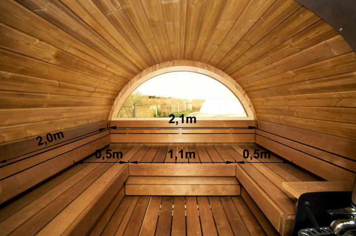 Fasssauna Valter DeLux – Bild 9