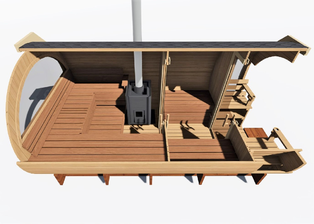 Fasssauna Valter DeLux – Bild 5