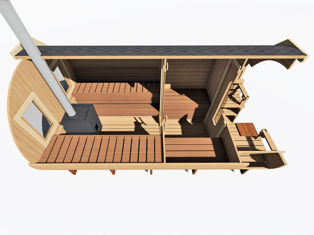 Fasssauna Valter Standard – Bild 4