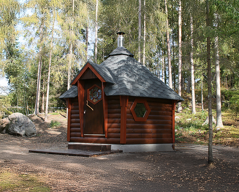 Traditionelle Saunahütte / Kota "Svenja" 9m²