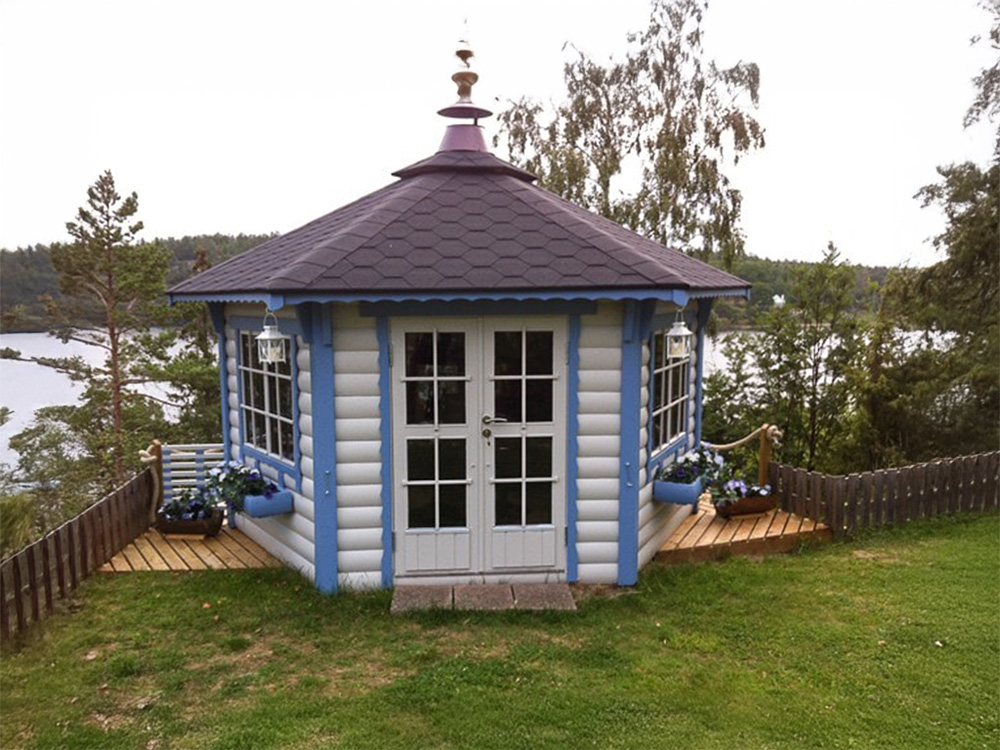 Gartenhaus Victoria 6,5m² hexagonal