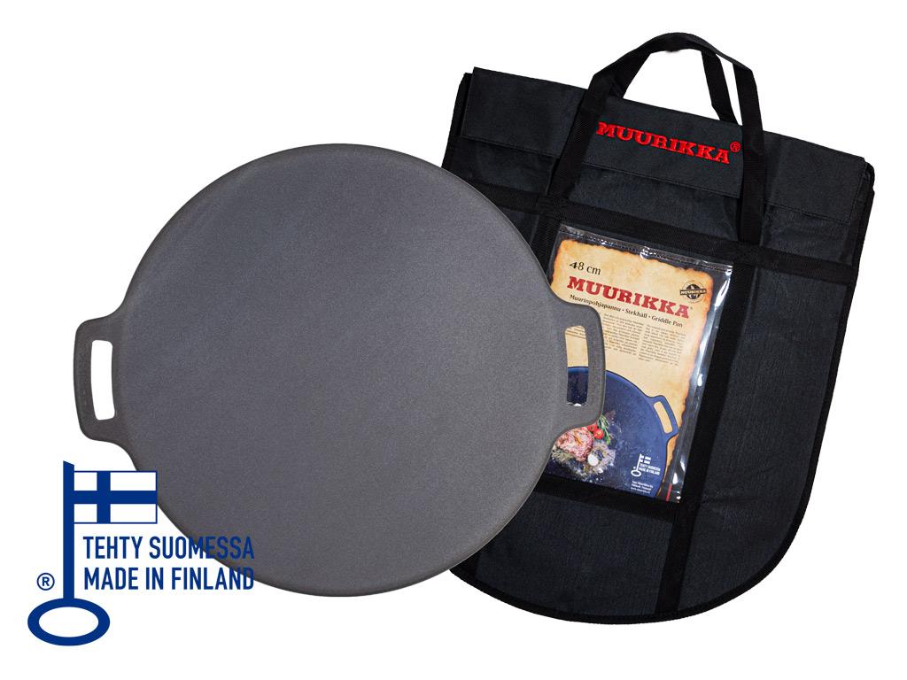 Muurikka-Familien-Pfanne, 48 cm mit Anschraubbeinen und Schutztasche – Bild 3