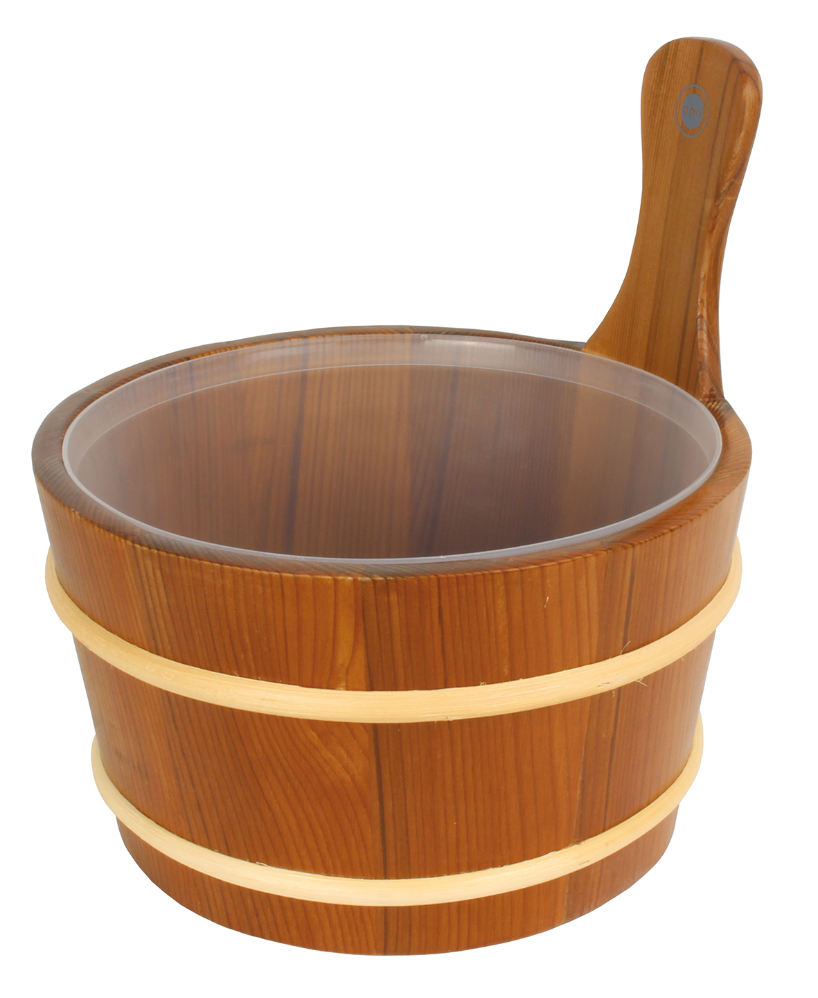 Holzkübel - Sauna Eimer Holz – Bild 3