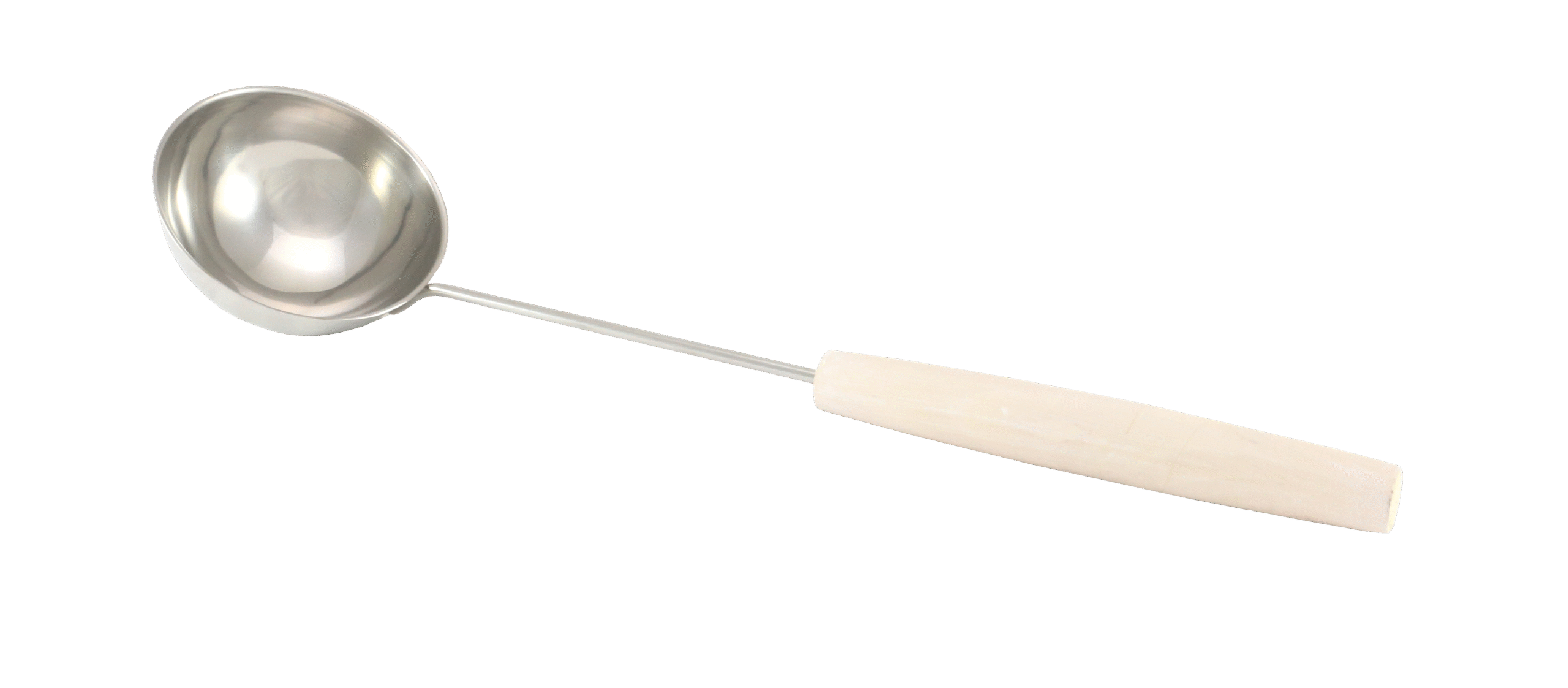 Sauna Kelle aus Holz und Edelstahl – Bild 3