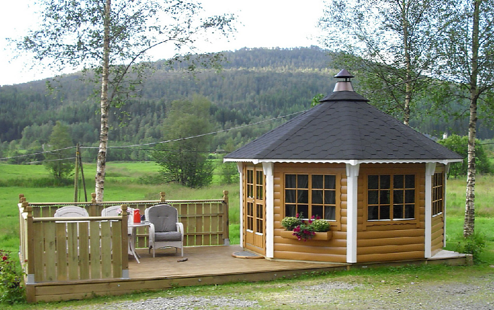 Gartenhaus Victoria 6,5m² hexagonal – Bild 7