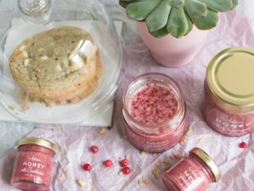 Artisan Honig mit Preiselbeeren