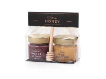 Artisan Geschenkset Honig mit Honiglöffel