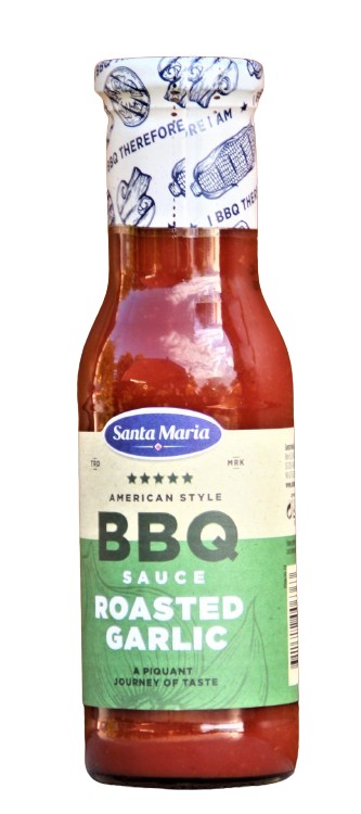 Santa Maria BBQ Sauce Roasted Garlic 335g