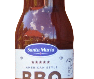 Santa Maria BBQ Sauce Bourbon Whiskey 370g