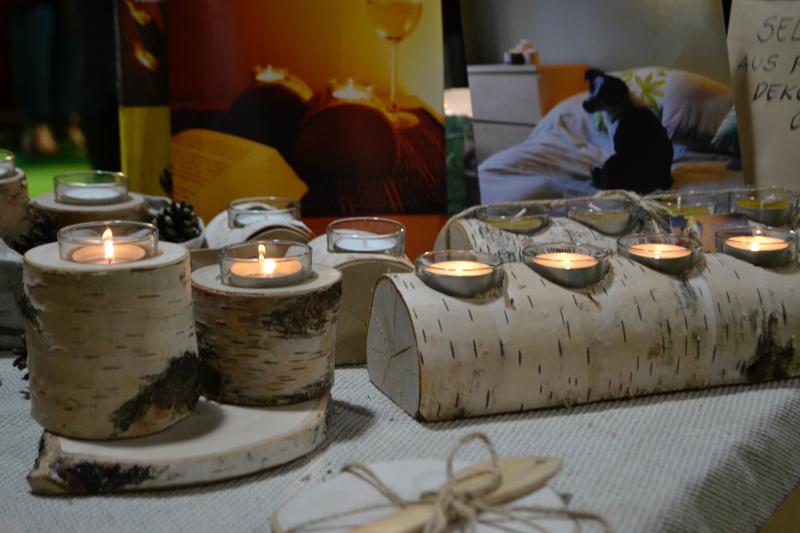 Kerzenhalter aus Birke – Bild 2