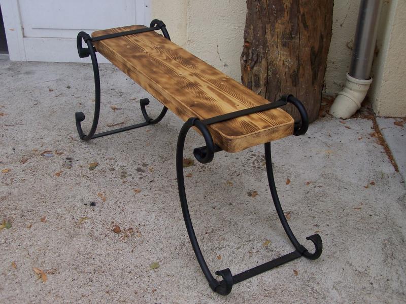 Sitzbankhalterung, geschmiedet