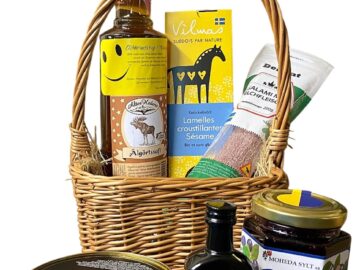Wikinger Geschenkkorb mit "Elchkrautsirup"