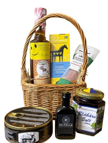 Wikinger Geschenkkorb mit "Elchkrautsirup"