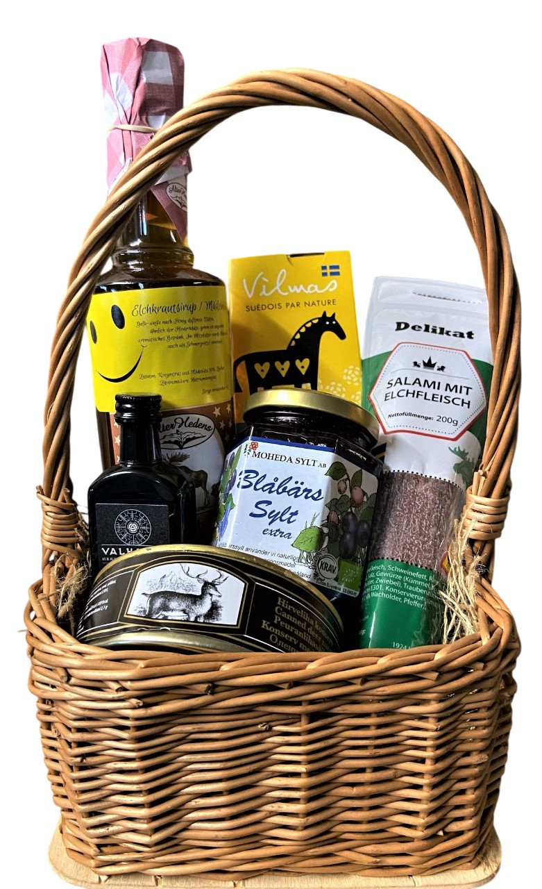 Wikinger Geschenkkorb mit "Elchkrautsirup" – Bild 2