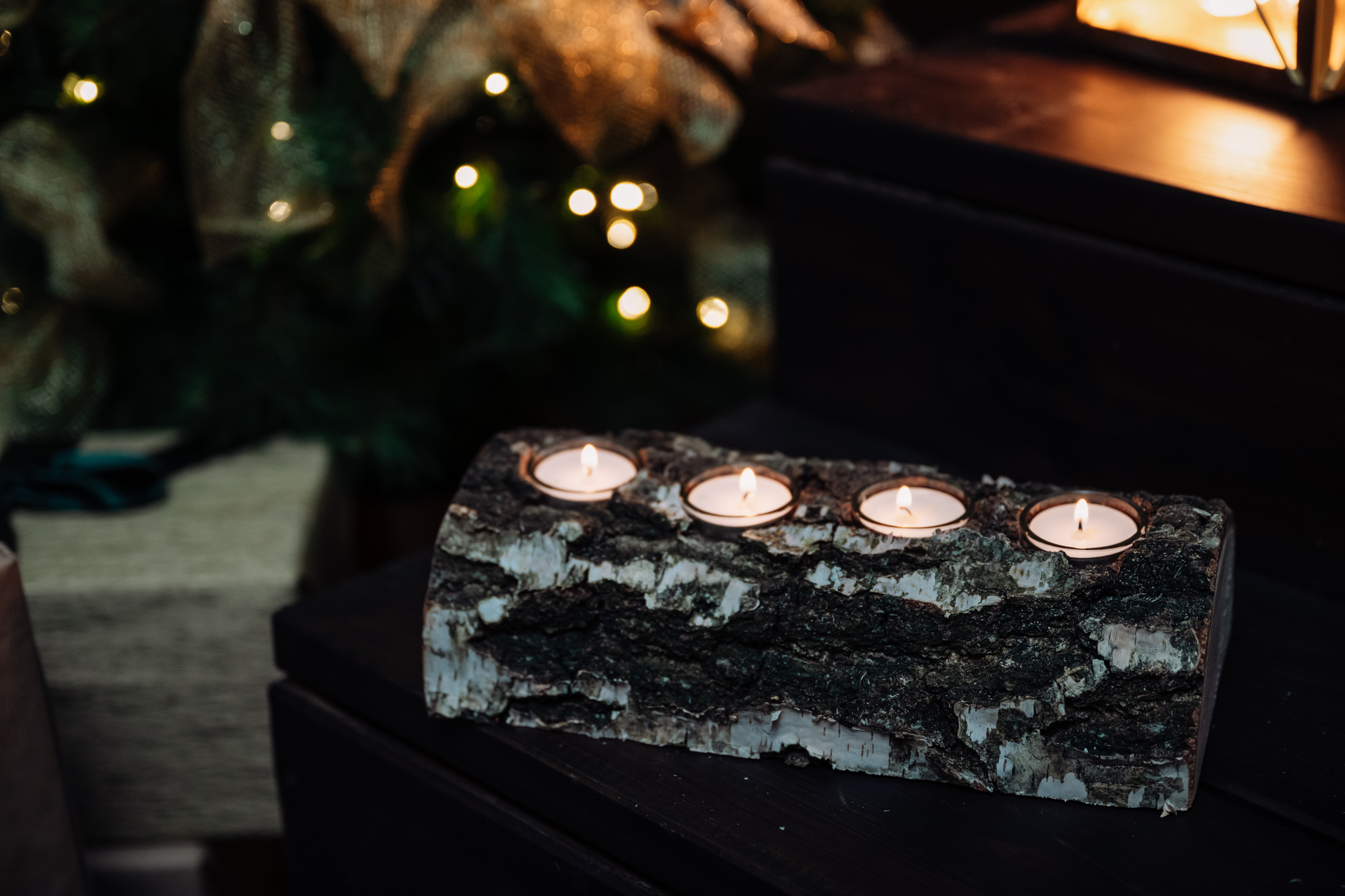 Kerzenhalter aus Birke – Bild 3