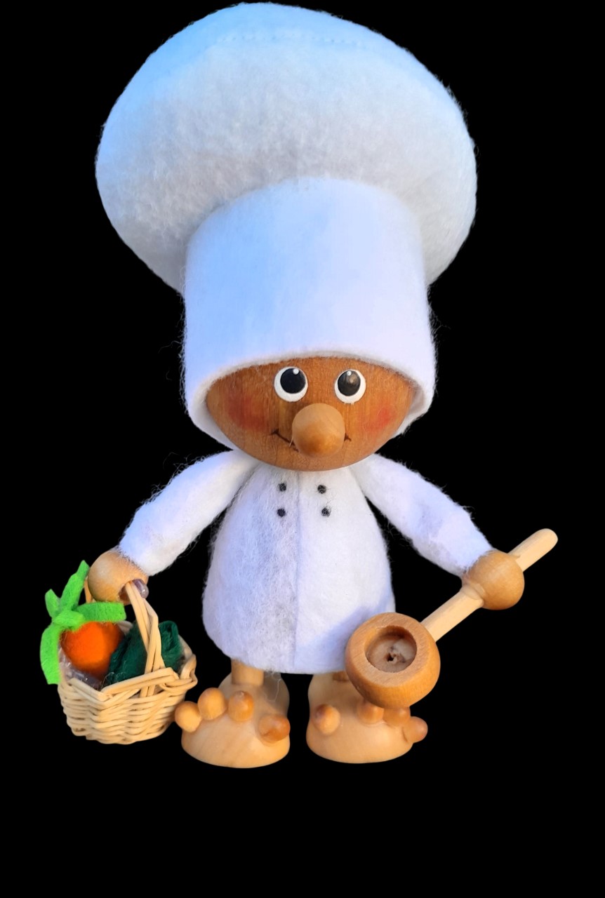 Holzfigur Koch – Bild 4