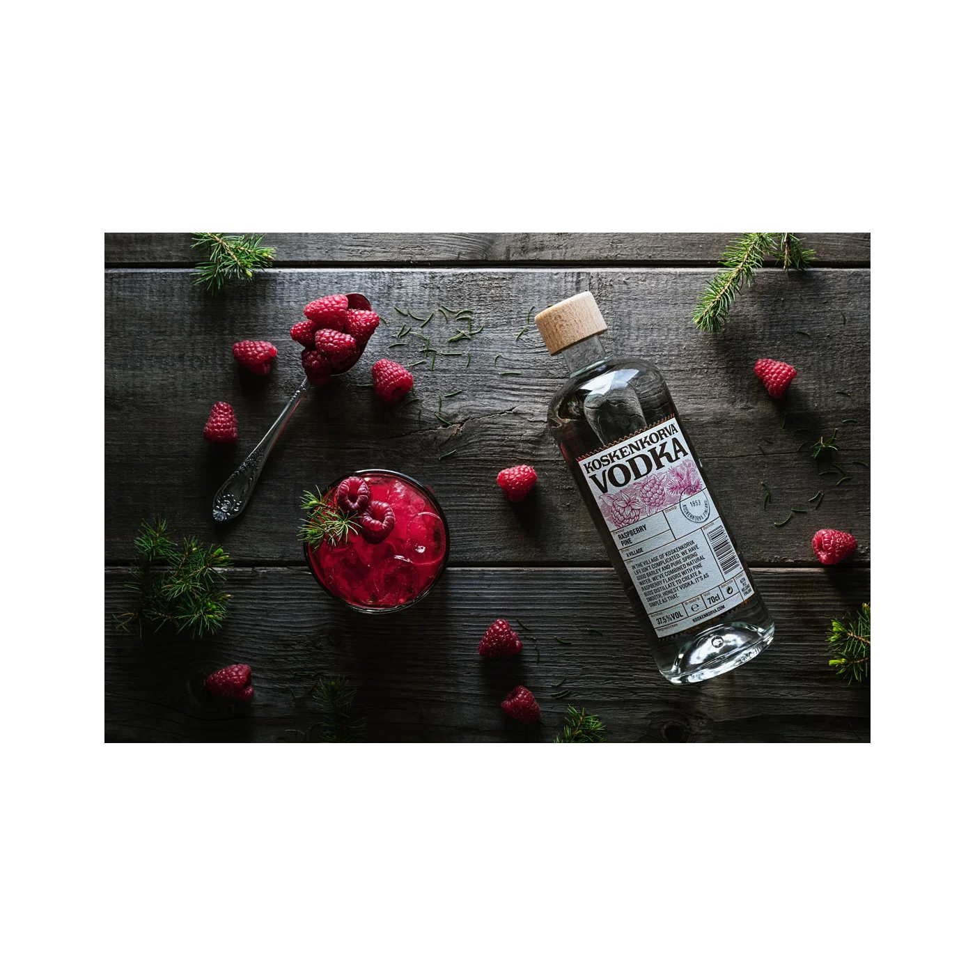 Koskenkorva Vodka Himbeere Pine 37,5 % Vol.