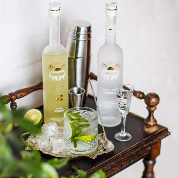 Laplandia Vodka Lemon 37,5% Vol. - Zitrone 700 ml in Glasflasche