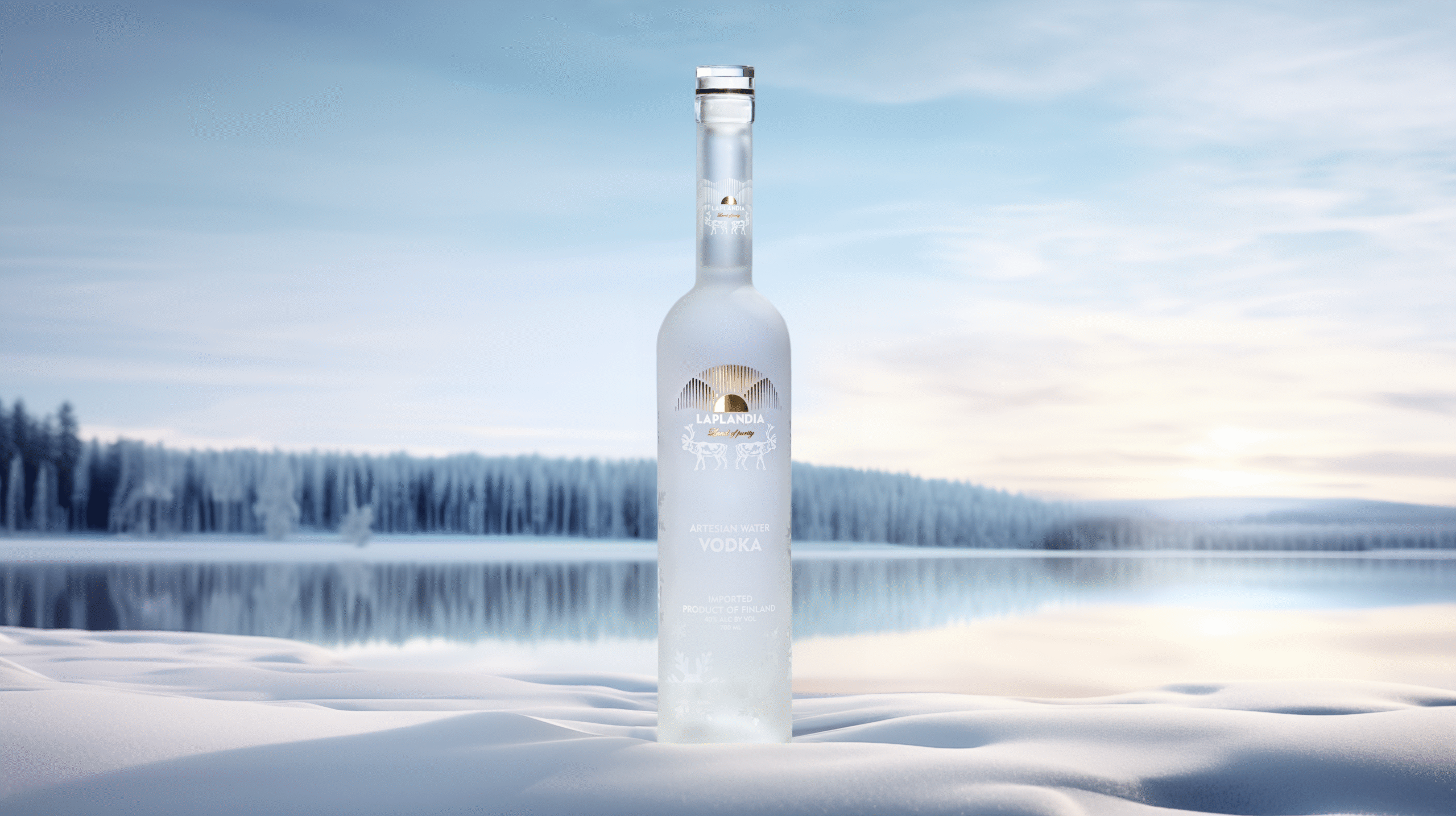 Laplandia Vodka 40% Vol. – Bild 3