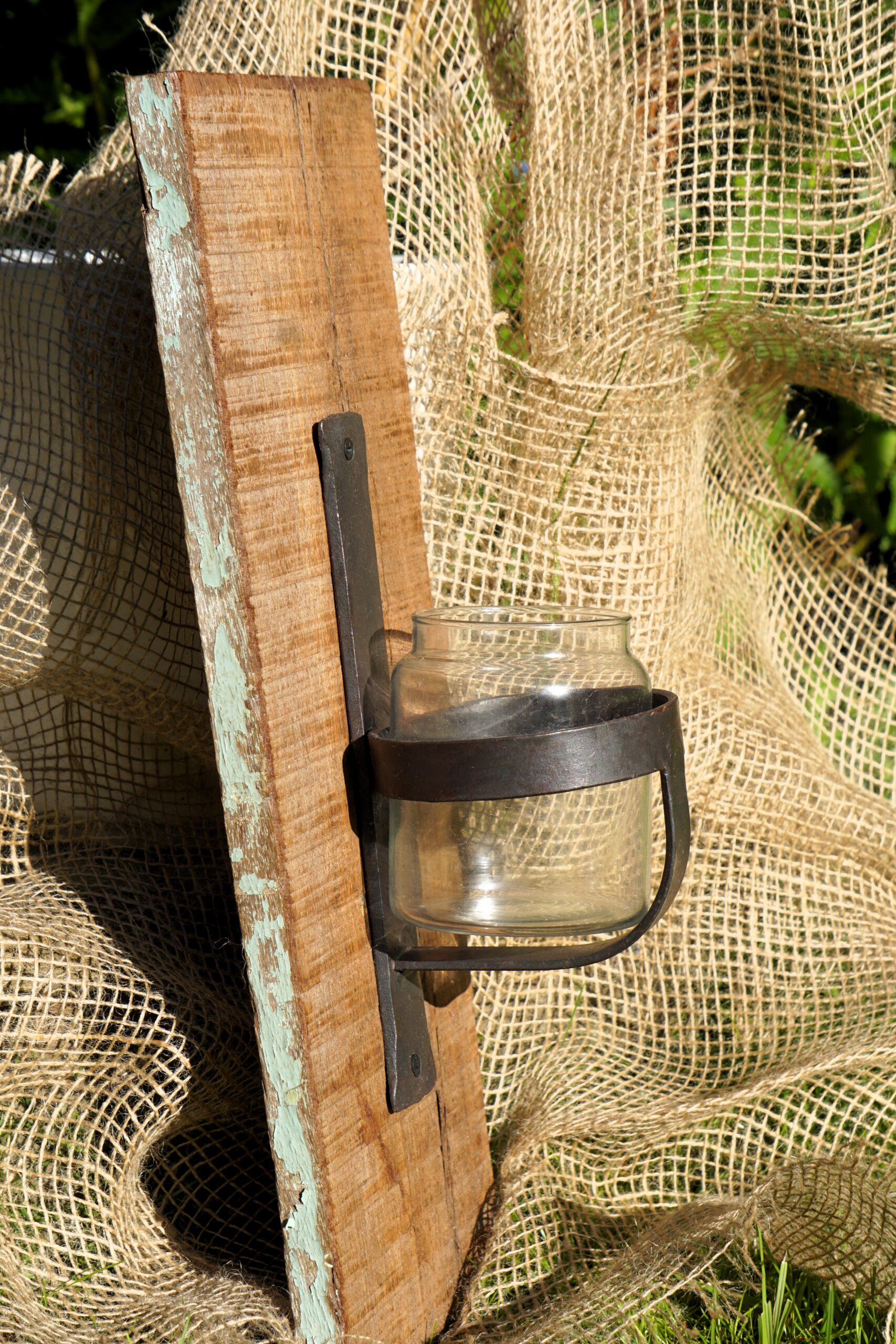 Rustikale Wandleuchte – Bild 2