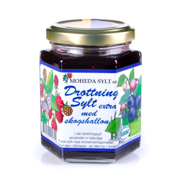 Moheda Drottning Sylt - Himbeer-Blaubeer Konfitüre 200g im Glas