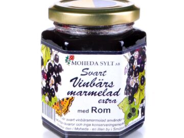 Moheda Schwarze Johannisbeer-Konfitüre mit Rum 200g