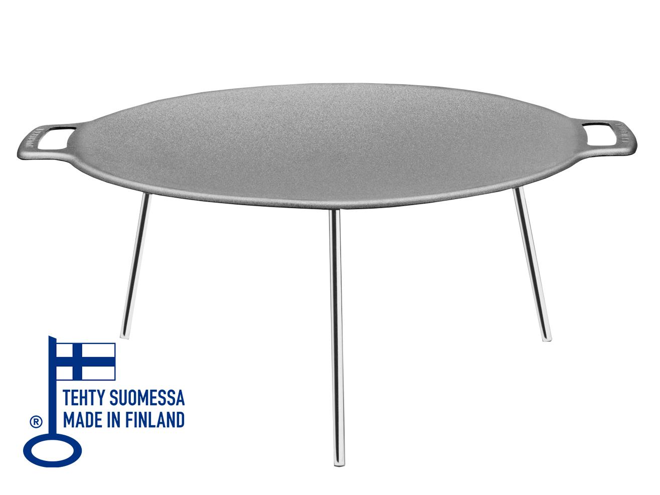 Muurikka-Familien-Pfanne, 48 cm mit Anschraubbeinen und Schutztasche – Bild 2