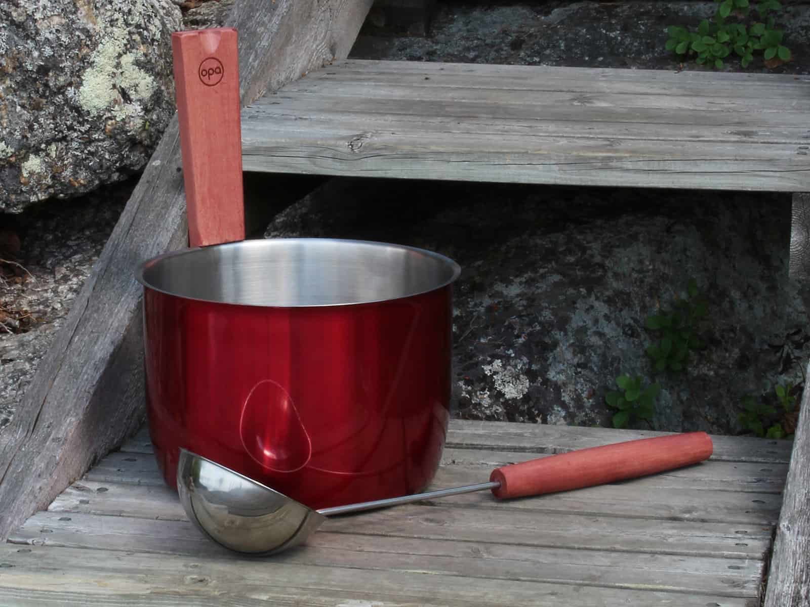 Edelstahl Saunakübel