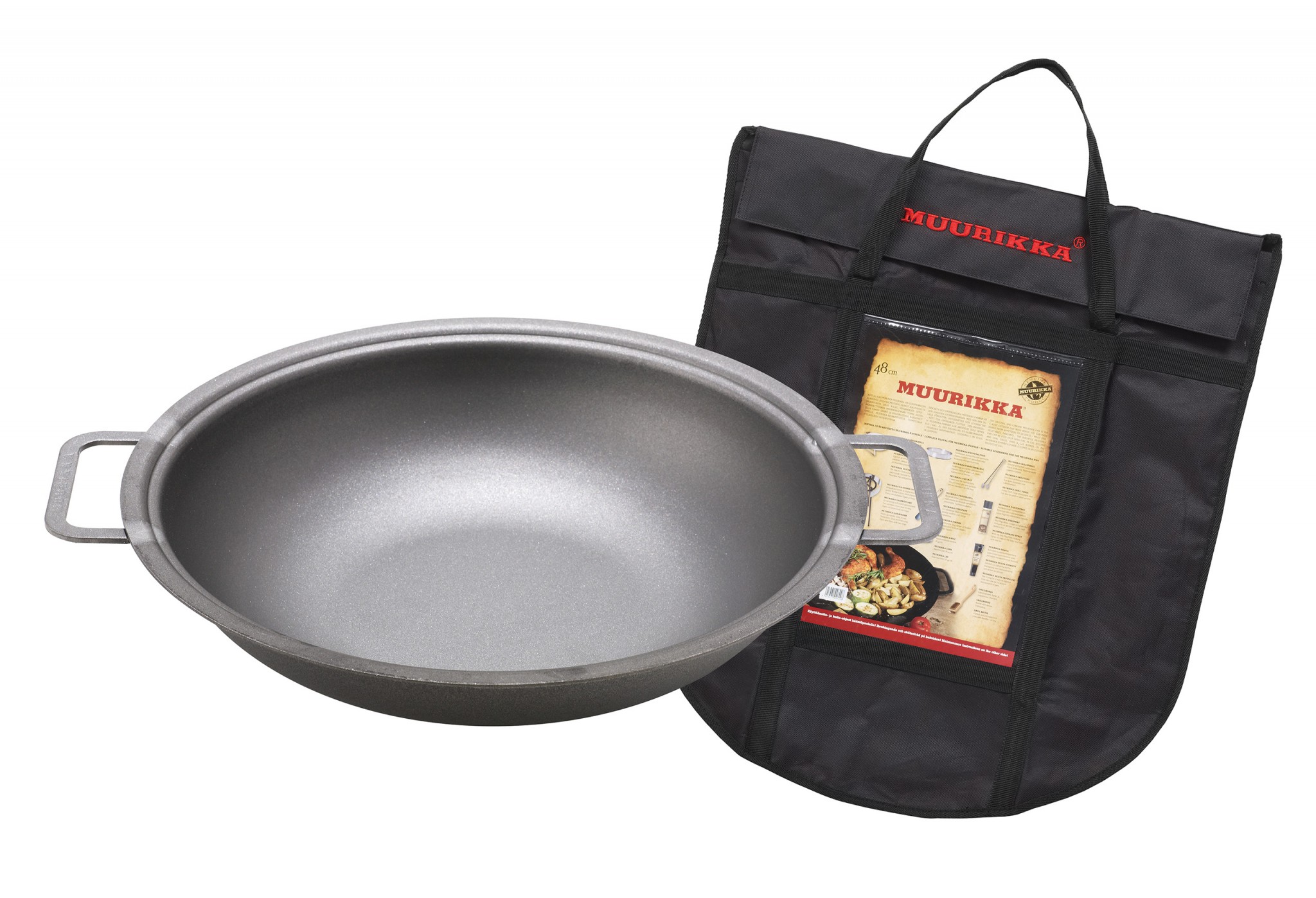 Muurikka Wok 43 cm in Schutztasche, ohne Beine – Bild 4